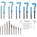 Cclife 131-piece Thread Repair Kit, with M5 M6 M8 M10 M12 Inserts / Sleeves
