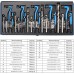 Cclife 131-piece Thread Repair Kit, with M5 M6 M8 M10 M12 Inserts / Sleeves
