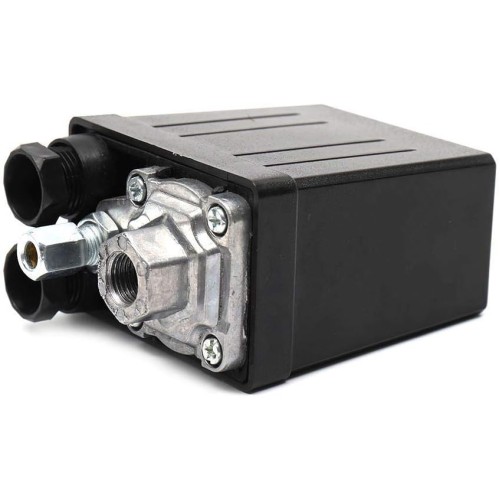 ORAZIO Air Compressor Pressure Switch G1/4 Inch 220 V One Output Single-Phase High Performance Pressure Switch Control Valve Air Compressor Accessories 214121