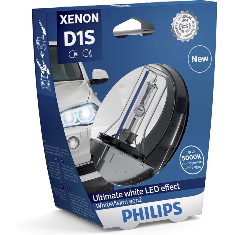 Philips WhiteVision 85415WHV2S1 Xenon Headlight Bulb