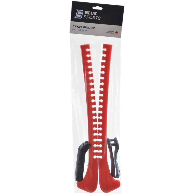 Сини спортни предпазители за ледени кънки за хокей, за детски и възрастни кънки, подходящи за всички размери, могат да се скъсяват, издръжливи