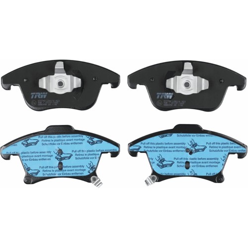TRW GDB2092 4-компонентен комплект спирачни накладки за Ford Mondeo V Turnier (CF) 2014 - преден мост и други превозни средства