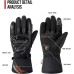 IRON JIA'S Winter Motorcycle Gloves, Waterproof, Windproof, Lightweight and Warm Touchscreen Gloves for Motorcycle, Hiking and Other Outdoor Sports, Men and Women