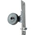 Amig - Compact Steel Roller Blind Winder 1 Arm Recessed or Flush Mounted Metal Finish Sizes: 4.6 x 18.8 x 11 cm (Silver)