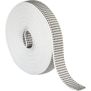 Amig - Roller Blind Strap Winder Black and White Mottled Replacement Strap for Roller Shutter Spool - Comfortable to Hold and Firm, UV Resistant and Wear Resistant Dimensions 14mm x 6m