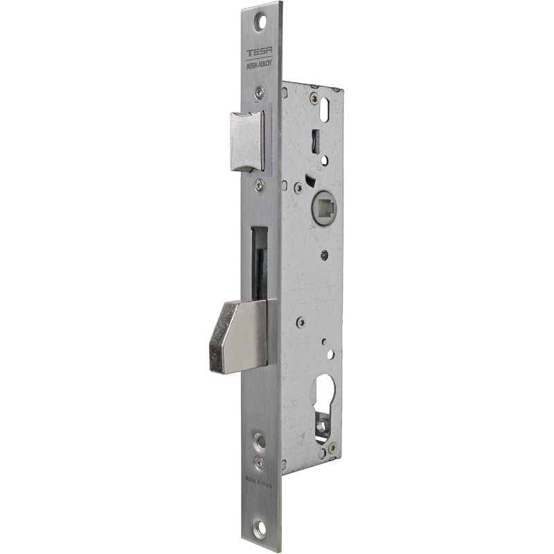 Tesa Assa Abloy Entrada 421028AI 2210 Metal Lock, Grey (Rust-Proof), 25 mm