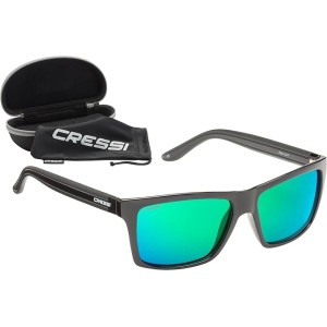 Cressi Unisex Rio Sunglasses Premium Sports Sunglasses Polarised Lens Premium Sport Sunglasses Polarised Lens 100% UV Protection (Pack of 1)