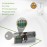 Amig - Security cylinder with rotary knob, door lock, high security cylinder, anti-picking and anti-drill protection, includes 5 keys, polished, dimensions: 70 (30 m - 40 mm)