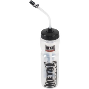 METAL BOXE Unisex Adult MB002 Water Bottle, White/Clear