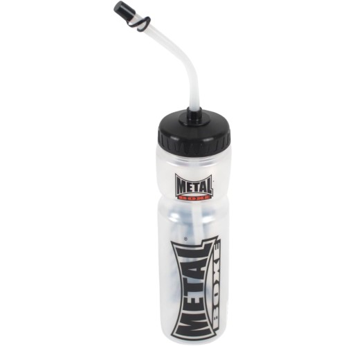 METAL BOXE Unisex Adult MB002 Water Bottle, White/Clear