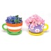 Baker Ross Ceramic Cup and Saucer Jars (Pack of 2)