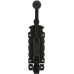 Amig - Steel Door Bolt | Bolt Mod. 410 | Door Lock in Black | Gate Lock Door Slider | Dimensions: 400 x 60 | Screw-On Lock | Suitable for Passage Doors