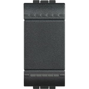 BTicino SL4005NF 1 Position Button 10A 1m Charcoal