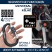 urban UR140 Motorcycle Helmet Lock, Padlock, Carabiner Hook Kit with Security Code, Anti-Theft Device + Flexible Steel Cable + Helmet Adapter, Motorcycle Helmet Lock