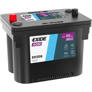 Exide EK508 AGM Car Battery 50Ah