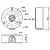 Pfa134 Junction Box for Dahua Bullet and Dome Cameras