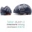 Overade Plixi Foldable Helmet for Bicycles, Electric Scooters, E-Bikes - Volume Divided by 3 - Same Protection as a Classic Helmet