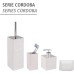 Wenko Cordoba 22650100 Soap Dispenser Liquid Soap Dispenser, Detergent Dispenser Capacity 0.5 l, ceramic, 8.5 x 13 x 8.5 cm