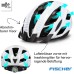 Fischer Erwachsene Fahrradhelm, Radhelm, Cityhelm Urban, S/M oder L/XL, mit beleuchtetem Innenring-System