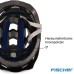Fischer Erwachsene Fahrradhelm, Radhelm, Cityhelm Urban, S/M oder L/XL, mit beleuchtetem Innenring-System