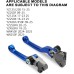 Motorcycle Brake Lever and Clutch Lever for YZ125/250 15-25 YZ250F 09-25 YZ125X 17-23 25 YZ250X 16-23 25 YZ426F/450F 09-25 YZ250FX 20-25 YZ450 FX 19-25 WR450F 24-25 WR250F 25 Blue