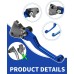 Motorcycle Brake Lever and Clutch Lever for YZ125/250 15-25 YZ250F 09-25 YZ125X 17-23 25 YZ250X 16-23 25 YZ426F/450F 09-25 YZ250FX 20-25 YZ450 FX 19-25 WR450F 24-25 WR250F 25 Blue