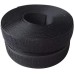 11 inches (25mm) 5 Yards Sew on Hook + Loop Loop Sew （Black）