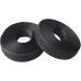 11 inches (25mm) 5 Yards Sew on Hook + Loop Loop Sew （Black）