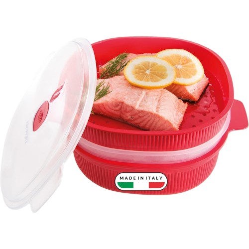 Snips 704 Tempo Zero Dish Streamer 4 Liter, Plastic red