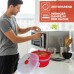 Snips 704 Tempo Zero Dish Streamer 4 Liter, Plastic red