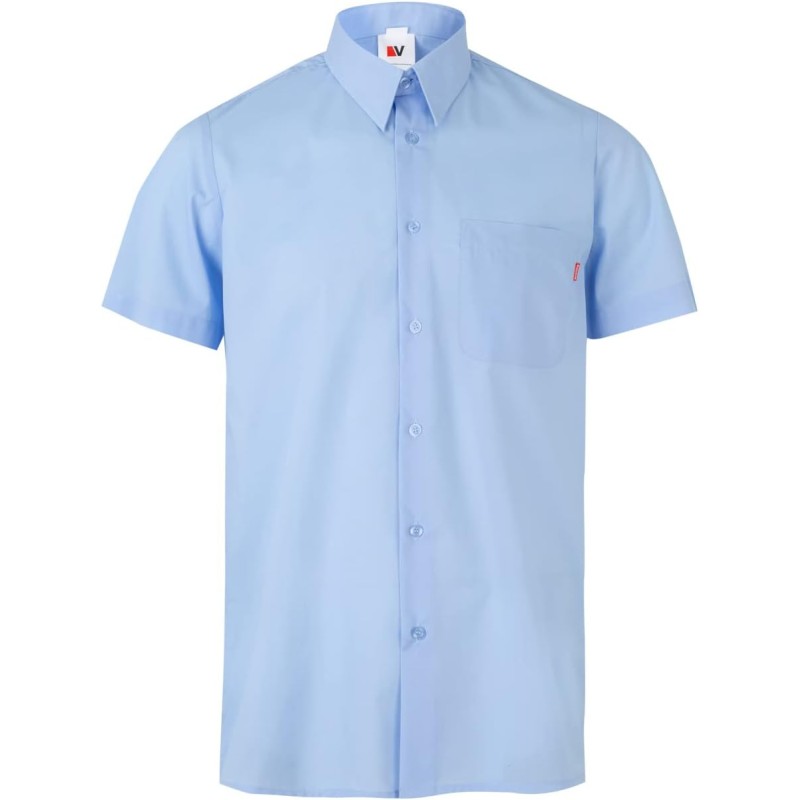 Velilla 531 Short Sleeve Shirt Sky Blue Size L