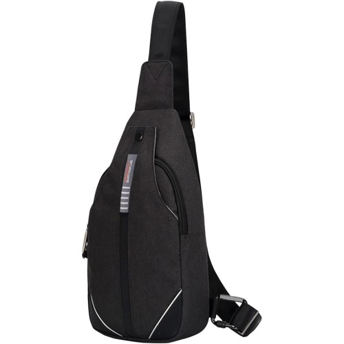 WATERFLY Anti-Theft Sling Bag for Men and Women, Chest Bag, Hippie Crossbody Bag, Multipurpose Daypack