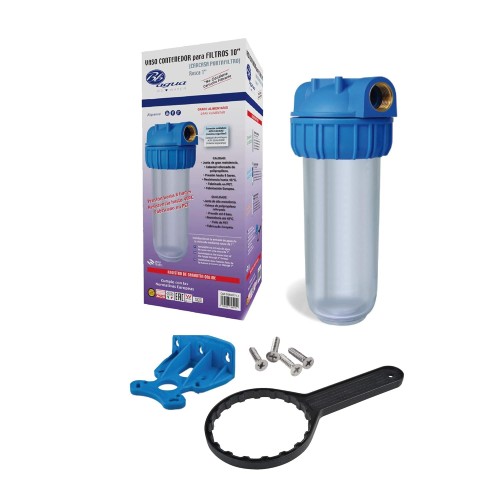 Bbagua GS530771.1 Filter Cup 10 Inch with Metal Thread, Holder and Key, Plastic, 3500 Litres