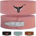 Mytra Fusion Weight Lifting Belt 100% Genuine Leather Weightlifting Belt White Buckle Lifting Belt for Gym, Fitness, Training, Weight Lifting Belt Men & Women Gym Belt