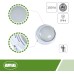 Amig - Plafon 2 Ceiling Light | IP44 Protection for Outdoor Use | Recommended Bulb 1x E27 Max. 28 W | Easy to Assemble, White
