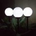Green Blue Solar LED Light Garden Freestanding Lamp Ball Round White Multicolor (White 1 pcs - 20cm)