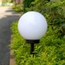 Green Blue Solar LED Light Garden Freestanding Lamp Ball Round White Multicolor (White 1 pcs - 20cm)