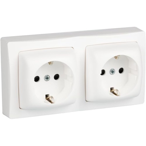 Legrand Oteo 097381 Double Socket 230 V White