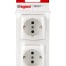 Legrand Oteo 097381 Double Socket 230 V White