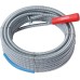 Rothenberger Industrial 072986E Spiral Drain Unblocker with Long Hanging Head 10 m, Grey
