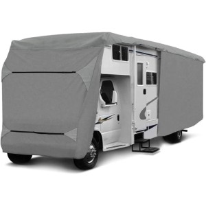 TRAVORA - Motorhome Protective Cover - Weatherproof Motorhome Covers - High-Quality Motorhome Tarpaulin - 730 x 235 x 275 cm Large Motorhome Protective Cover - Safe Protection Against Dust and