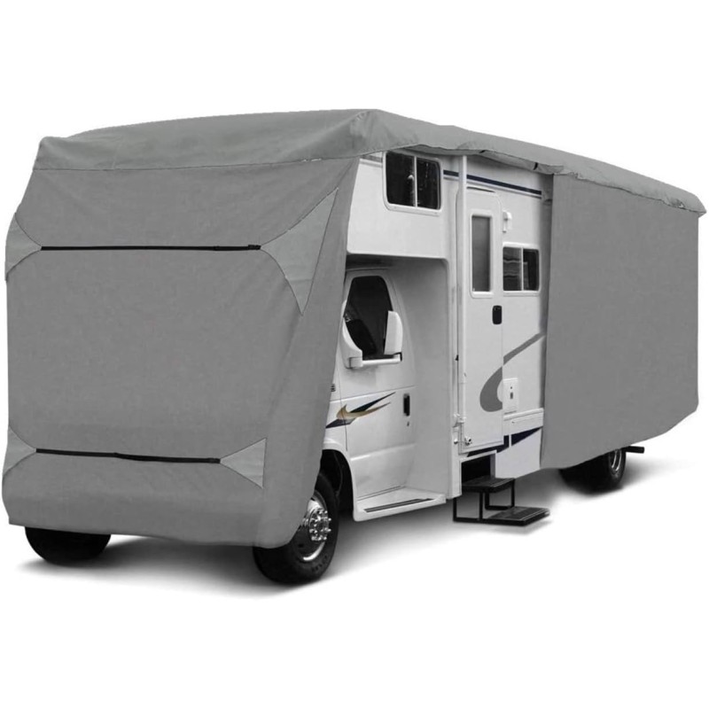 TRAVORA - Motorhome Protective Cover - Weatherproof Motorhome Covers - High-Quality Motorhome Tarpaulin - 730 x 235 x 275 cm Large Motorhome Protective Cover - Safe Protection Against Dust and