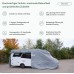 TRAVORA - Motorhome Protective Cover - Weatherproof Motorhome Covers - High-Quality Motorhome Tarpaulin - 730 x 235 x 275 cm Large Motorhome Protective Cover - Safe Protection Against Dust and