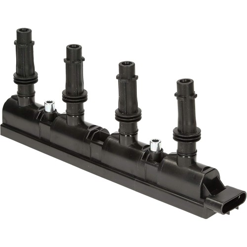 HELLA 5DA 358 000-871 Ignition Coil - 12V - 6-pin connector - Block Ignition Coil - Bolted