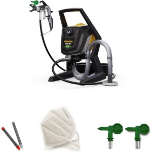 WAGNER Control Pro 350 R Airless Paint Spray System for Emulsion/Latex Paints, Varnishes & Glazes, Indoor and Outdoor Use, 15 m² in 2 Minutes, Pressure Regulation, 110 Bar, 15 m Hose