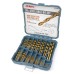 Hi-Spec 99-Piece Titanium-Coated HSS Steel Drill Bit Set in the Most Common Sizes (1 to 10 mm) for Wood, Metal and Plastic in a Sturdy Storage Case
