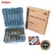 Hi-Spec 99-Piece Titanium-Coated HSS Steel Drill Bit Set in the Most Common Sizes (1 to 10 mm) for Wood, Metal and Plastic in a Sturdy Storage Case