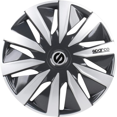 Set Sparco wheel covers Lazio 13-inch grey/silver