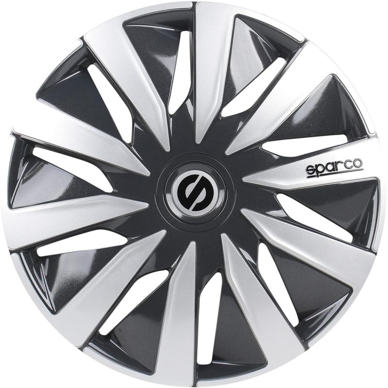Set Sparco wheel covers Lazio 13-inch grey/silver