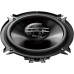 Pioneer TS-G1320F 2-way coaxial car speakers (250 W), 13 cm, powerful sound, IMPP membrane for optimal bass, 35 W rated input power, 44.3 mm mounting depth, black, 2 speakers